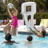 imageStep2 Vero Pool Basketball Hoop OutdoorIndoor Waterproof Patio Furniture Made of Durable Plastic 45 Feet White