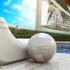 imageStep2 Vero Pool Volleyball Net OutdoorIndoor Waterproof Patio Furniture Made of Durable Plastic 1525 Feet White