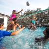imageStep2 Vero Pool Volleyball Net OutdoorIndoor Waterproof Patio Furniture Made of Durable Plastic 1525 Feet White