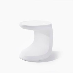 imageStep2 Mondello InPool Side Table OutdoorIndoor Waterproof Pool ampamp Patio Furniture Made of Durable Plastic White