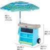 imageStep2 My First Lemonade Stand for Kids Play Toy for Toddlers Ages 3 Years Old Durable Easy Assembly Blue
