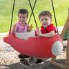 imageStep2 Rocket Swing for Two Baby Outdoor Swing Outside WeatherResistant Rope Attach to Playset for Toddlers 9 Months  3 Years Old