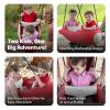 imageStep2 Rocket Swing for Two Baby Outdoor Swing Outside WeatherResistant Rope Attach to Playset for Toddlers 9 Months  3 Years Old