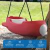 imageStep2 Rocket Swing for Two Baby Outdoor Swing Outside WeatherResistant Rope Attach to Playset for Toddlers 9 Months  3 Years Old