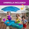 imageStep2 Spill ampamp Splash Seaway Water Table Kids TwoTier Water and Sand Activity Sensory Playset Comes with Umbrella Summer Outdoor Toys 11 Piece Toy Accessories For Toddles 15 Years OldMulticolor