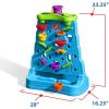 imageStep2 Waterfall Discovery Wall Kids DoubleSided Water and Sand Activity Sensory Table Summer Outdoor Toys 13 Piece Toy Accessories For Toddlers 15 Years Old