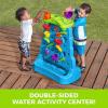 imageStep2 Waterfall Discovery Wall Kids DoubleSided Water and Sand Activity Sensory Table Summer Outdoor Toys 13 Piece Toy Accessories For Toddlers 15 Years Old