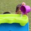 imageStep2 Waterfall Discovery Wall Kids DoubleSided Water and Sand Activity Sensory Table Summer Outdoor Toys 13 Piece Toy Accessories For Toddlers 15 Years Old