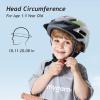 imagenewyoo Toddler and Baby Bike Helmet Dial Fit Adjustment Kids Age 15 Year Olds Girls and Boys Suggested Fit 4651 cm HT45SDark Grey