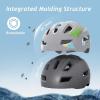 imagenewyoo Toddler and Baby Bike Helmet Dial Fit Adjustment Kids Age 15 Year Olds Girls and Boys Suggested Fit 4651 cm HT45SDark Grey