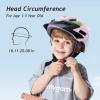imagenewyoo Toddler and Baby Bike Helmet Dial Fit Adjustment Kids Age 15 Year Olds Girls and Boys Suggested Fit 4651 cm HT45SPink