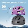 imagenewyoo Toddler and Baby Bike Helmet Dial Fit Adjustment Kids Age 15 Year Olds Girls and Boys Suggested Fit 4651 cm HT45SPurple
