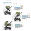 imageBaby Stroller with Newborn Bassinet BabyInfant Strollers w ConvertibleReversible Seat ampamp Cup Holder Coches para Bebes 2in1 RearFacing Pram OneHand Quick Fold 516M Green