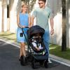 imageBassinet Stroller for Baby Convertible Infant Strollers w Reversible Seat ampamp Cup Holder 2in1 RearFacing Pram from Newborn to Toddler OneHand Easy Fold Coches para Bebes 516M GreyPink
