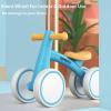 imageSEREED Baby Balance Bike for 1 Year Old Boys Girls 1224 Month Toddler Balance Bike 4 Wheels Toddler First Bike First Birthday GiftsBlue