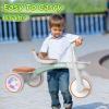 imageSEREED Colorful Lighting Toddler Tricycle for 25 Years Old Boys Girls Adjustable SeatampampHandlebar Trike Removable Basket Birthday Gift Idea for Kids Ages 2 GreenGreen
