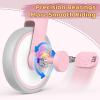 imageSEREED Colorful Lighting Toddler Tricycle for 25 Years Old Boys Girls Adjustable SeatampampHandlebar Trike Removable Basket Birthday Gift Idea for Kids Ages 2 GreenPink