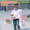 imageSEREED Colorful Lighting Toddler Tricycle for 25 Years Old Boys Girls Adjustable SeatampampHandlebar Trike Removable Basket Birthday Gift Idea for Kids Ages 2 GreenPink