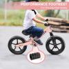imageSEREED Toddler Balance Bike 2 Year Old 12 Inch No Pedal Kids Toy Bike for 25 Years Old ToolFree Adjustment Gift for 23 Boys Girls Customize Plate with 3pcs Stickers WhitePink