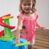 imageStep2 Fiesta Cruise Sand ampamp Water Table with Umbrella Kids Activity Sensory Playset Summer Outdoor Toys 10 Piece Water Toy Accessories for Toddlers 2 Years OldMulticolor