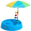 imageStep2 Play ampamp Shade Pool Kids Activity Pool with Umbrella Summer Outdoor Toys 7 Piece Toy Accessories For Toddlers 2 Years Old