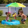 imageStep2 Play ampamp Shade Pool Kids Activity Pool with Umbrella Summer Outdoor Toys 7 Piece Toy Accessories For Toddlers 2 Years Old