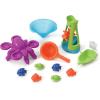 imageStep2 Summer Showers Splash Tower Water Table for Kids Outdoor Kids Water Sensory Table Ages 15 Years Old 8 Piece Water Toy Accessories Blue ampamp GreenWild Whirlpool Water Table
