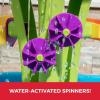 imageStep2 Summer Showers Splash Tower Water Table for Kids Outdoor Kids Water Sensory Table Ages 15 Years Old 8 Piece Water Toy Accessories Blue ampamp GreenSummer Showers Splash Tower Water Table