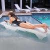 imageStep2 Vero Adjustable Back inPool Lounger with Storage Pool Chair Weighted WhiteAdjustable