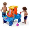 imageStep2 Car Wash Splash Center Kids Water Table ampamp Pretend Play Car Activity Sensory Playset Summer Outdoor Toys 13 Piece Water Toy Accessories For Toddlers 3 Years Old