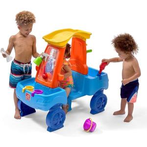 imageStep2 Car Wash Splash Center Kids Water Table ampamp Pretend Play Car Activity Sensory Playset Summer Outdoor Toys 13 Piece Water Toy Accessories For Toddlers 3 Years Old
