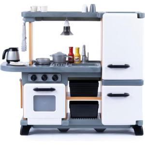 imageStep2 Harmony Kids Kitchen Playset Indoor Kitchenette Interactive Play with Lights and Sounds Made of Durable Plastic Includes 25 Piece Toy Accessories for Toddlers 2 Years Old