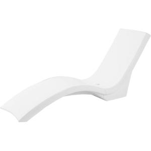 imageStep2 Vero Adjustable Back inPool Lounger with Storage Pool Chair Weighted WhiteWeighted