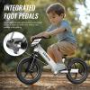 imageSEREED Toddler Balance Bike 2 Year Old No Pedal Kids Bicycle Toys for 25 Years Old ToolFree Adjustment Customize Plate with Stickers Gift for 23 Boys Girls BlackWhite