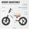 imageSEREED Toddler Balance Bike 2 Year Old No Pedal Kids Bicycle Toys for 25 Years Old ToolFree Adjustment Customize Plate with Stickers Gift for 23 Boys Girls BlackWhite