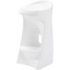imageStep2 inPool Stool OutdoorIndoor Waterproof Patio Furniture Bar Stool Pool Lounge Chair Made of Durable Resin Weighted White