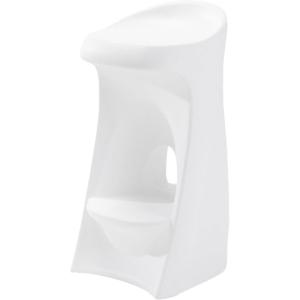 imageStep2 inPool Stool OutdoorIndoor Waterproof Patio Furniture Bar Stool Pool Lounge Chair Made of Durable Resin Weighted White