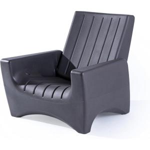 imageStep2 Switchback Chair  Adirondack Chair for Patio Porch Pool Fire Pit  Durable Outdoor Patio Chair with Back Support for Adults Black