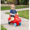 imageStep2 Sky Rider Kids Push Car Foot Powered Ride On Toy Practice Balance with 4 Wheels Track Not Included Made of Durable Plastic Max Weight 50 lbs for Toddlers 25 Years Old Red