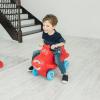imageStep2 Sky Rider Kids Push Car Foot Powered Ride On Toy Practice Balance with 4 Wheels Track Not Included Made of Durable Plastic Max Weight 50 lbs for Toddlers 25 Years Old Red