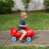 imageStep2 Sky Rider Kids Push Car Foot Powered Ride On Toy Practice Balance with 4 Wheels Track Not Included Made of Durable Plastic Max Weight 50 lbs for Toddlers 25 Years Old Red