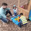 imageStep2 Woodland Adventure Playhouse ampamp Slide Kids Outdoor Playset Backyard Playground Set Swings Storage Drawer Made of Wood ampamp Durable Plastic Outside Jungle Gym for Children 38 Years Old