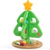 imageStep2 My First Christmas Tree Kids Interactive Holiday Toy 12 Colorful Plastic Ornaments to Decorate Mini Train Set Circles the Skirt Made of Durable Plastic For Toddlers 15 Years OldClear Ornaments