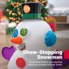 image:imageStep2 My First Snowman Kids Holiday Decorative Christmas Toy 15Piece Accessory Kit Lights and Sounds Toddlers 18Months