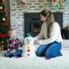 image:imageStep2 My First Snowman Kids Holiday Decorative Christmas Toy 15Piece Accessory Kit Lights and Sounds Toddlers 18Months