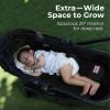image:imagenewyoo Infant Stroller with Bassinet Mode Nestro 516M Convertible Baby Strollers with Reversible Seat amp Cup Holder Coches para Bebes 2in1 RearFacing Pram Warm TaupeMuted Olive