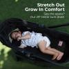 image:imagenewyoo Infant Stroller with Bassinet Mode Nestro 516M Convertible Baby Strollers with Reversible Seat amp Cup Holder Coches para Bebes 2in1 RearFacing Pram Warm TaupeGray