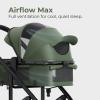 image:imagenewyoo Infant Stroller with Bassinet Mode Nestro 516M Convertible Baby Strollers with Reversible Seat amp Cup Holder Coches para Bebes 2in1 RearFacing Pram Warm TaupeMuted Olive
