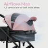 image:imagenewyoo Infant Stroller with Bassinet Mode Nestro 516M Convertible Baby Strollers with Reversible Seat amp Cup Holder Coches para Bebes 2in1 RearFacing Pram Warm TaupePink