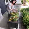 image:imageStep2 Lakewood Raised Planter Box Large Planter for Outdoor Plants Gardening and Flower Pot for Patio or Porch Easy Drainage Durable Plastic BlackBlack